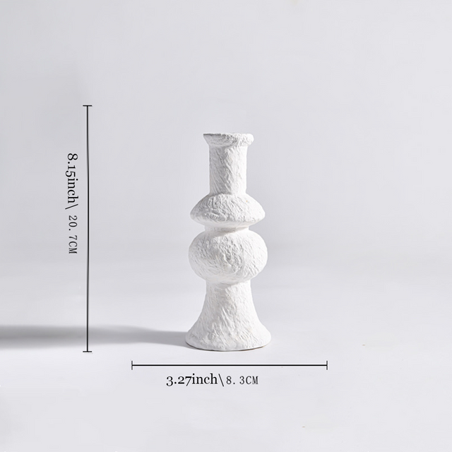 handmade vintage ceramic candle holder size chart