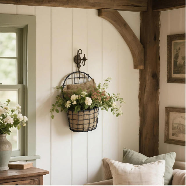 hanging basket wall mounted planter
