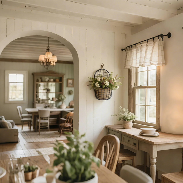 hanging basket wall mounted planter in the room