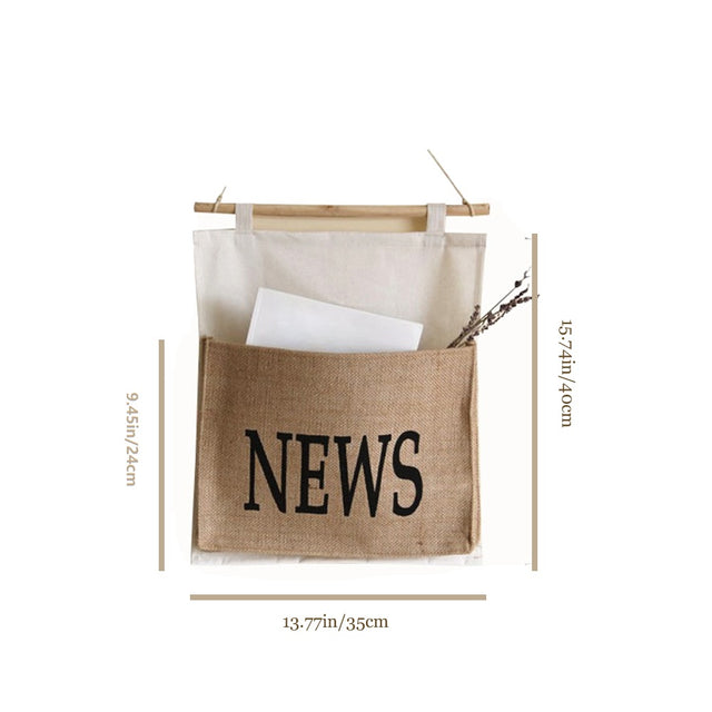 hanging storage organizer size chart