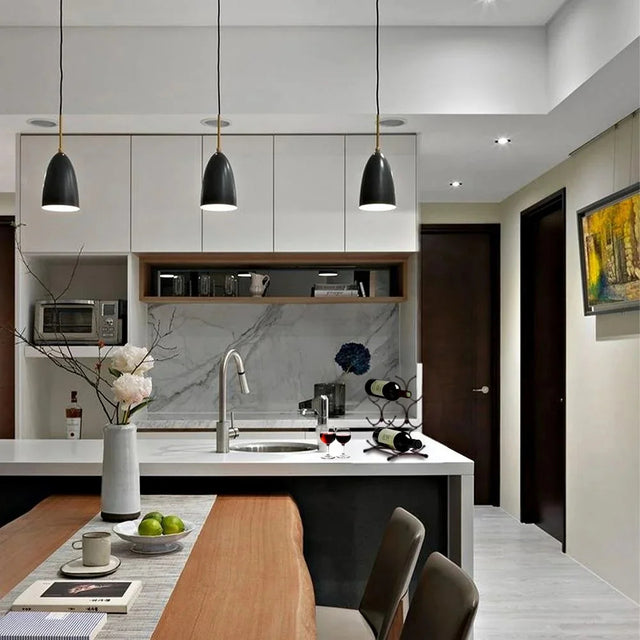 iron bronze irregular wine rack for six bottles in the dining room