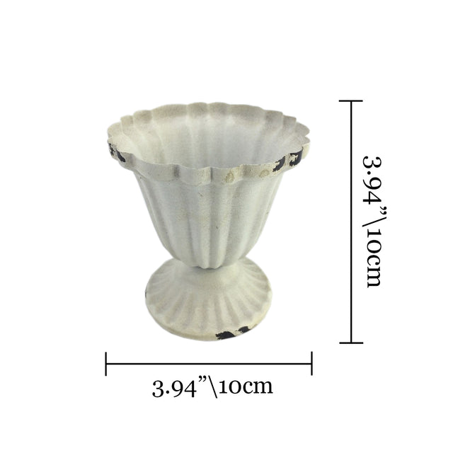 iron vase size chart