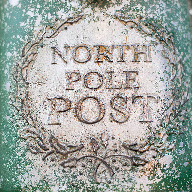 iron wall mailbox details