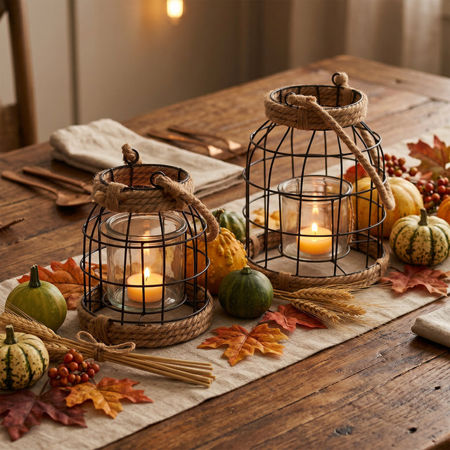 lantern dining table display