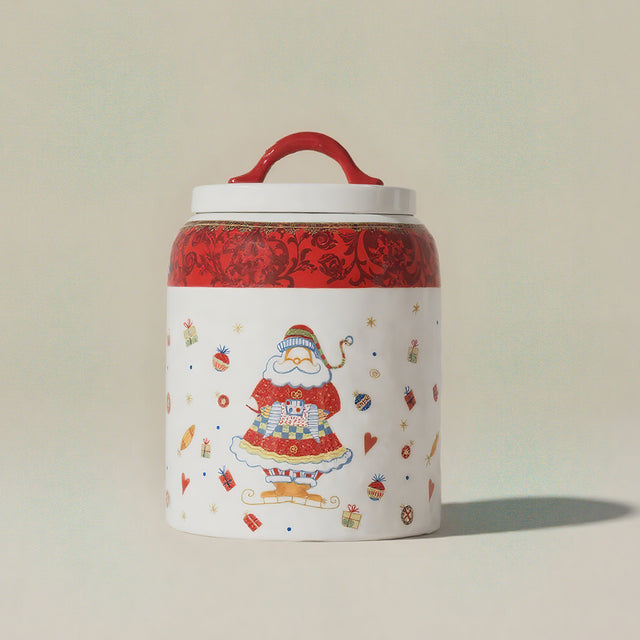 large airtight christmas cookie jars ceramic storage containers 0812
