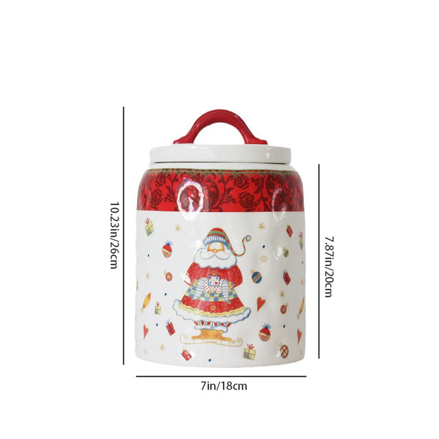large airtight christmas cookie jars ceramic storage containers size chart