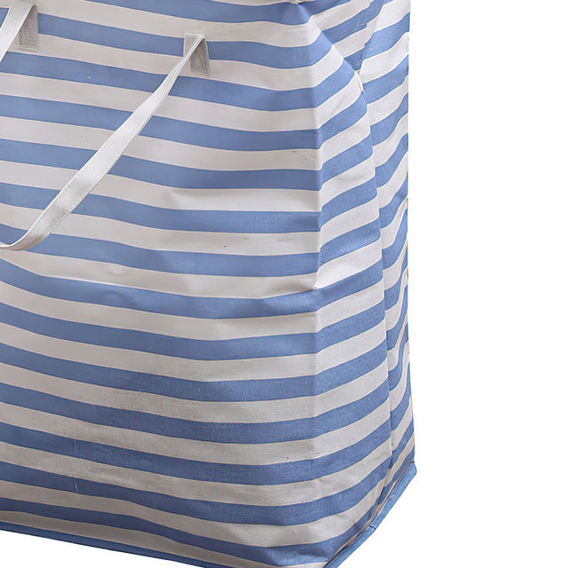 large foldable laundry basket with easy carry handles details