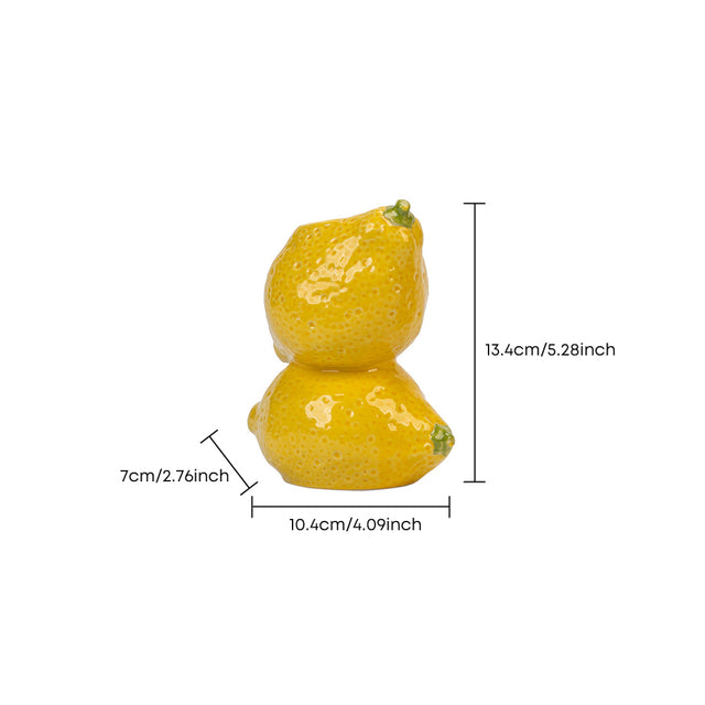 lemon candle holder with measurements