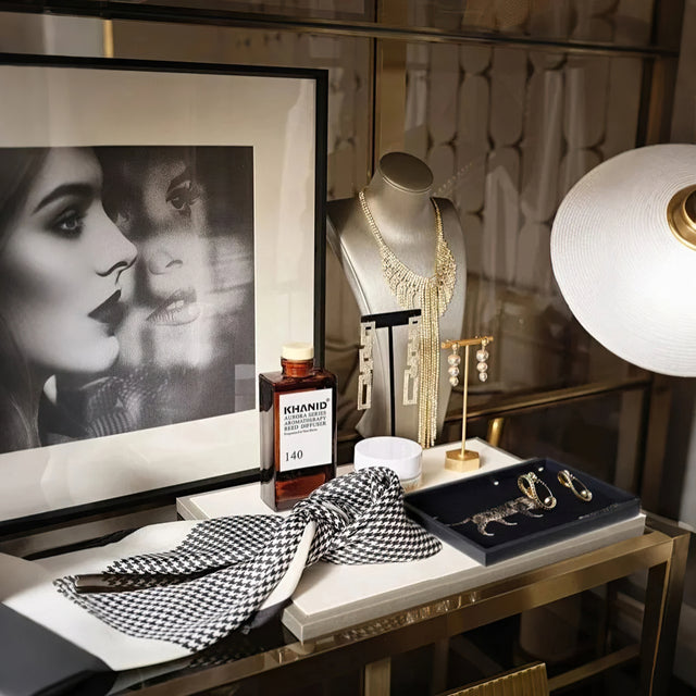 leopard print leather tray for jewelry storage