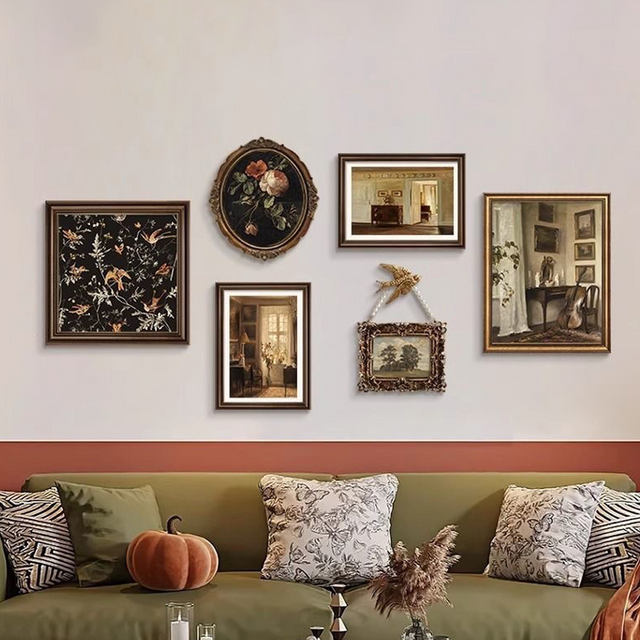 living-room-wall-hanging-picture-frame
