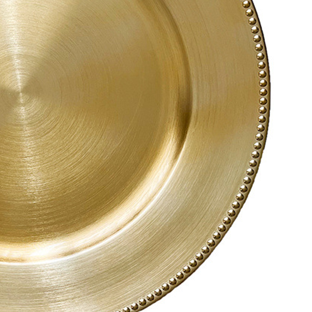luxury gold round decorative tray details