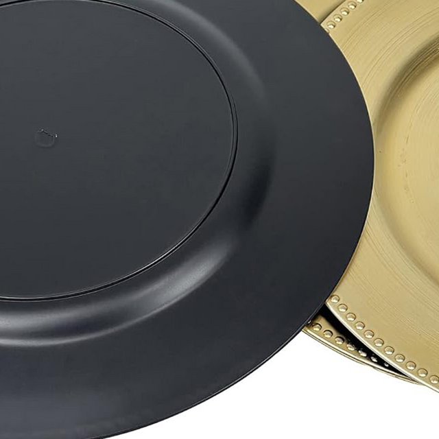 luxury gold round decorative tray details