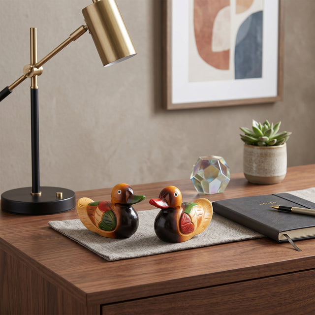 mandarin duck desk decoration