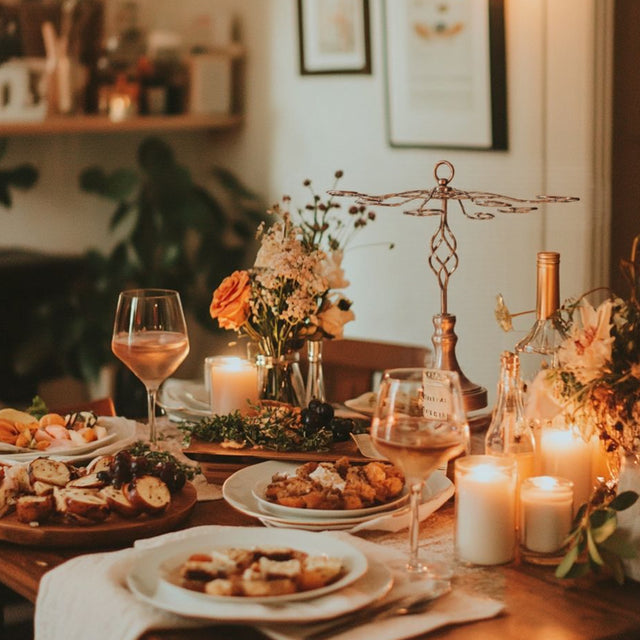 metal hanging wine glass rack on the table