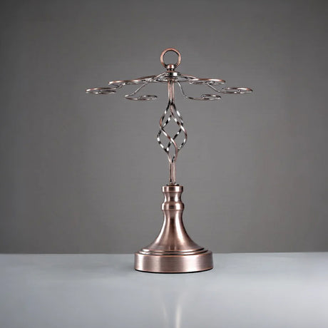 metal hanging wine glass rack with 6 hooks