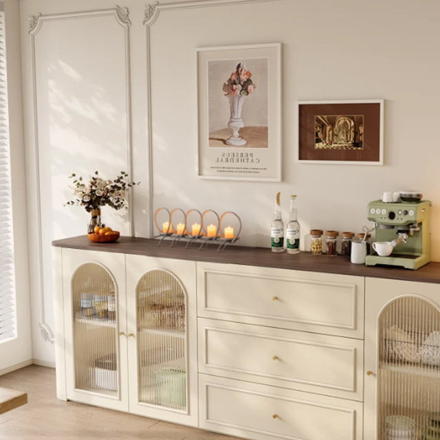 metal ring candelabra on a table