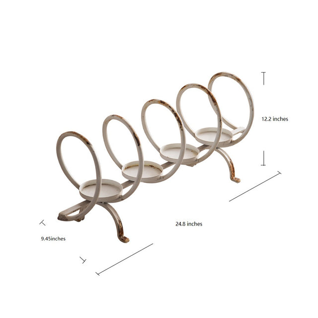 metal ring candelabra sizechart