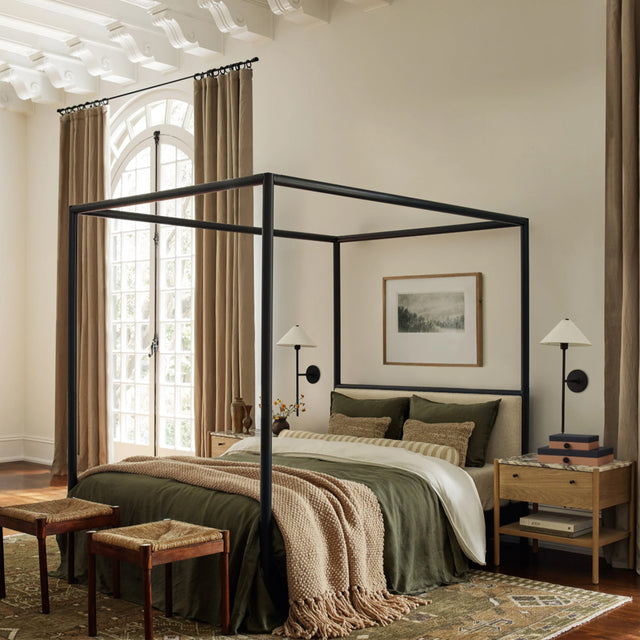 minimalist windmill patterned decorative storage box set in the bedroom