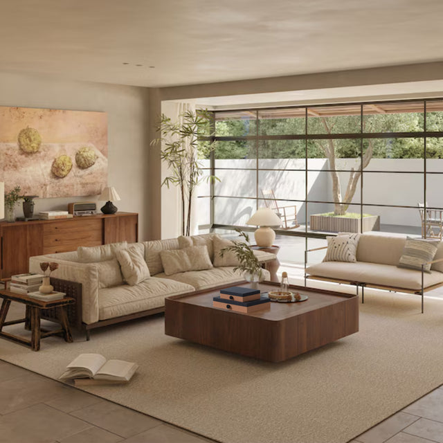 minimalist windmill patterned decorative storage box set in the living room