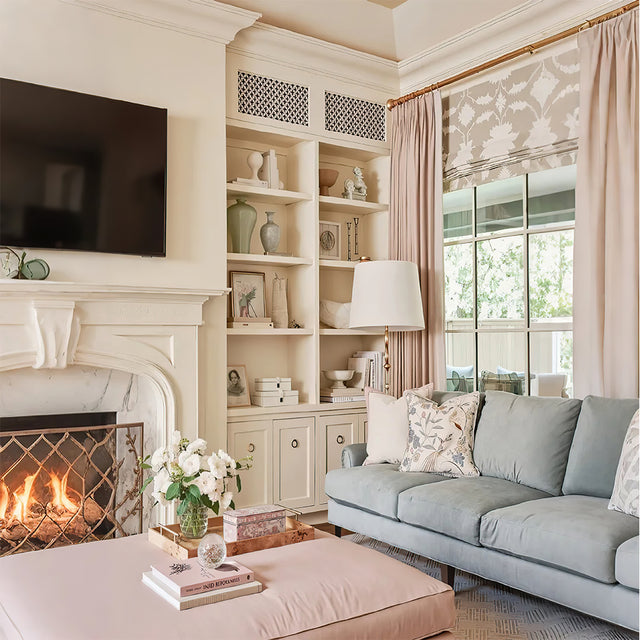 modern minimalist horsehair white leather decorative storage box in the living room