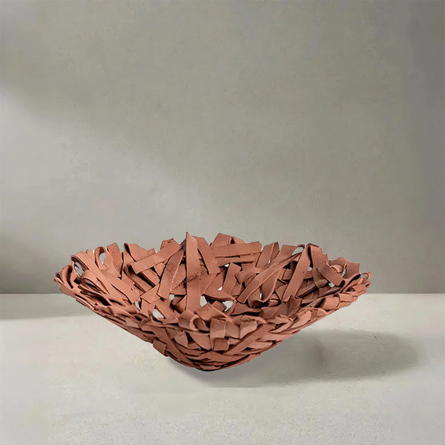 modern minimalist resin fruit bowl