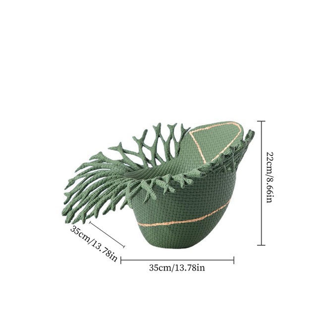 modern minimalist resin fruit bowl size chart