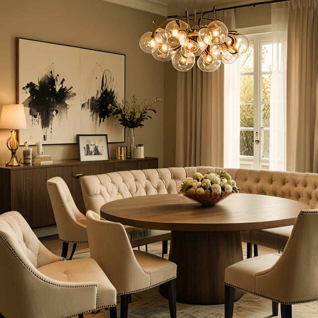 modern minimalist resin fruit bowl with flowers