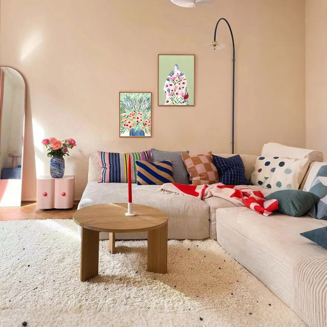 morandi canvas wall decorative painting in the room