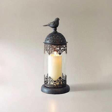 moroccan style ironwork perfumed large candle holder
