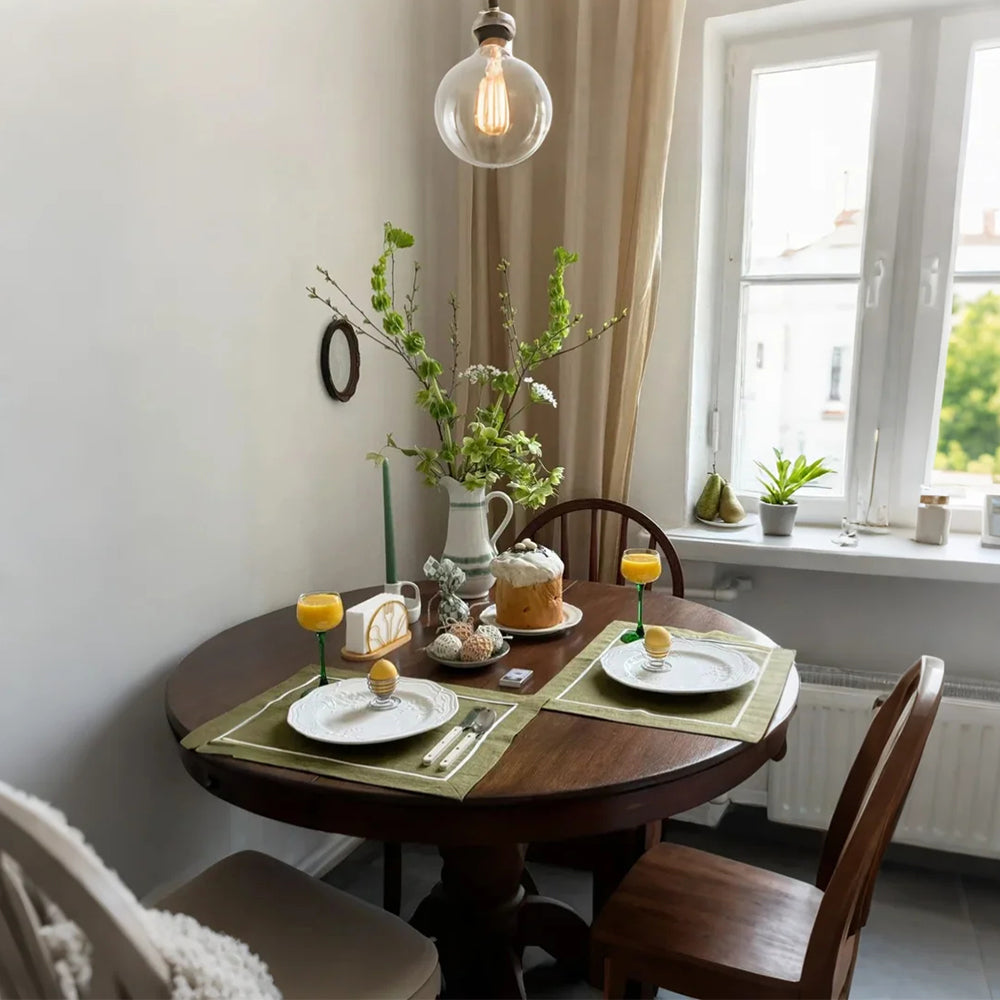 napkin holder on the coffee table