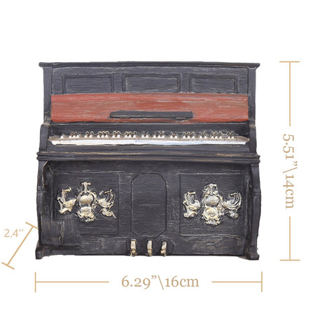 piano decor size chart
