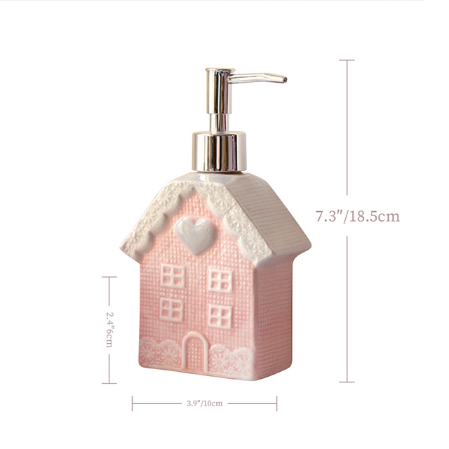 pink soap dispenser size chart
