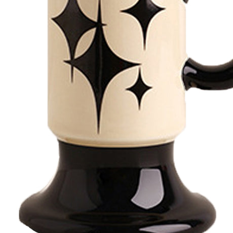 premium vintage style ceramic candle holder details