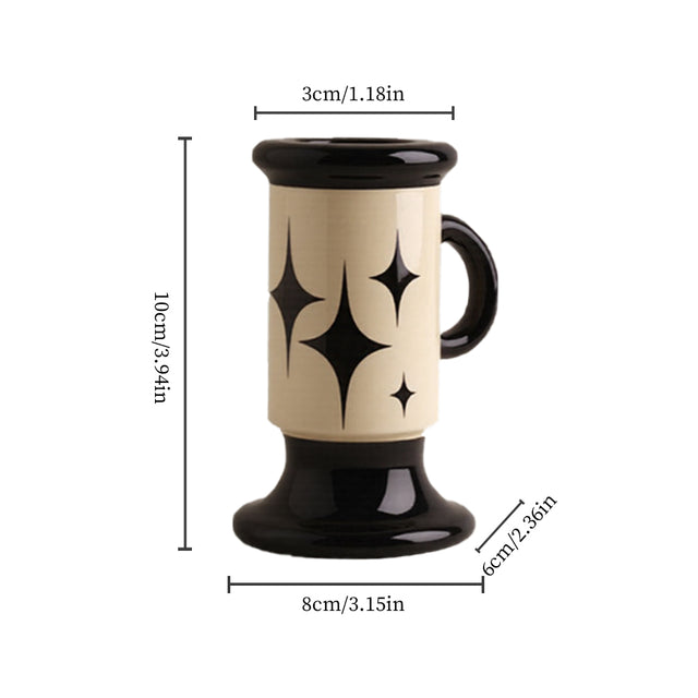 premium vintage style ceramic candle holder size chart