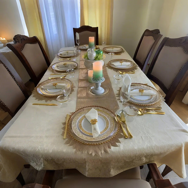 pvc table mat on the dining table 5