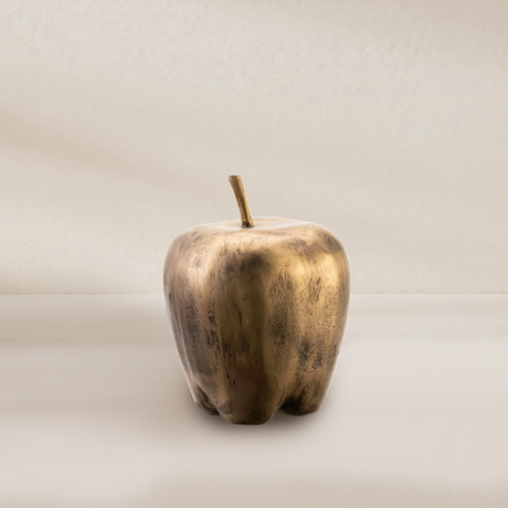 resin apple shaped decorative ornament