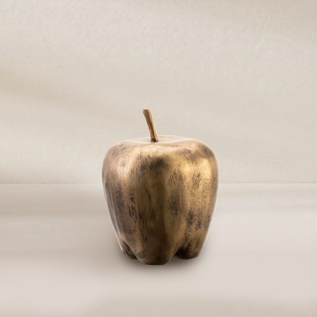resin apple shaped decorative ornament