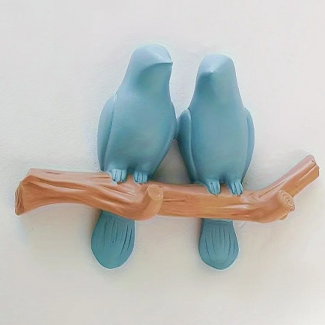 resin bird decorative wall hook details