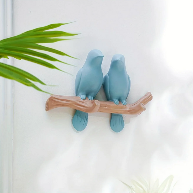 resin bird decorative wall hook details