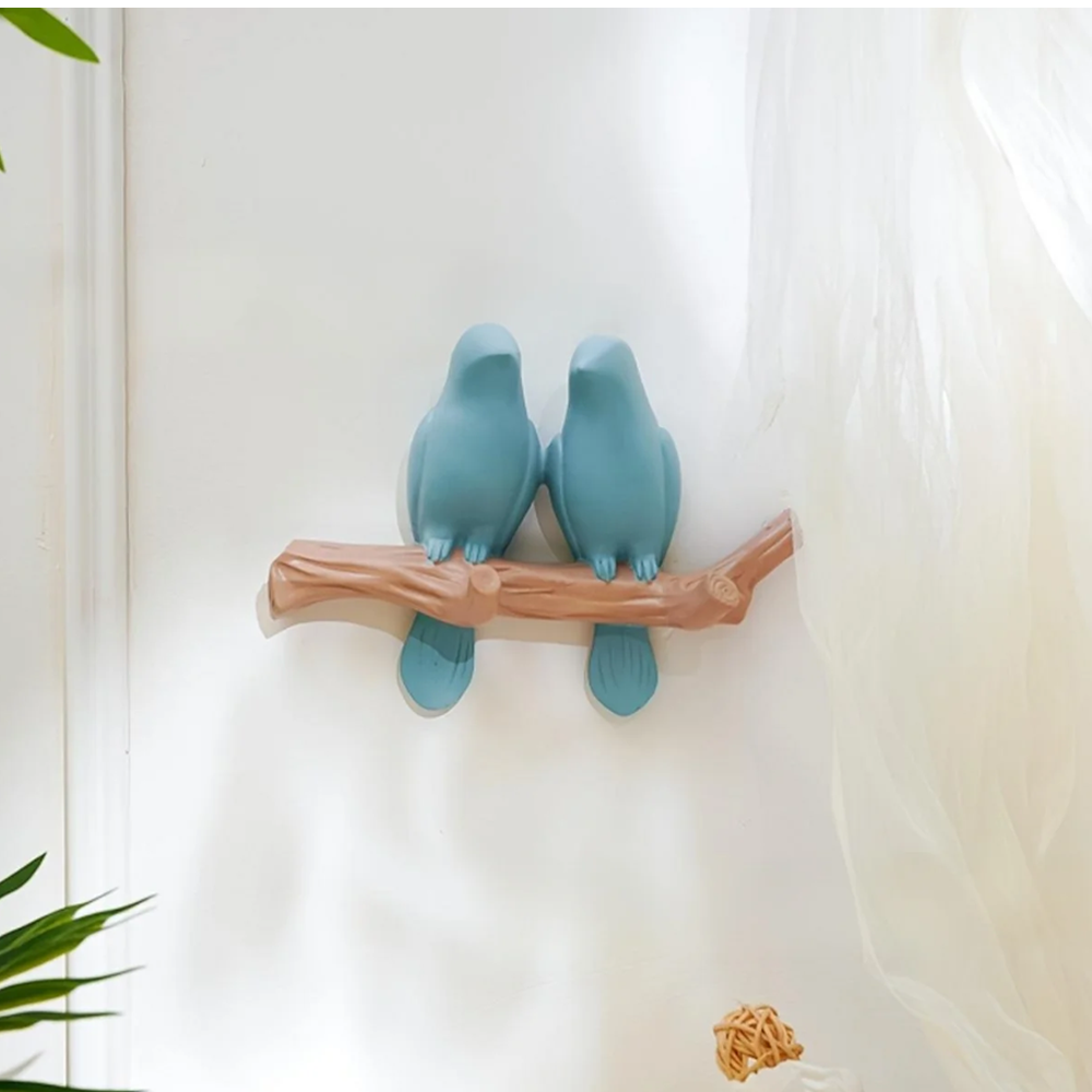 resin bird decorative wall hook details