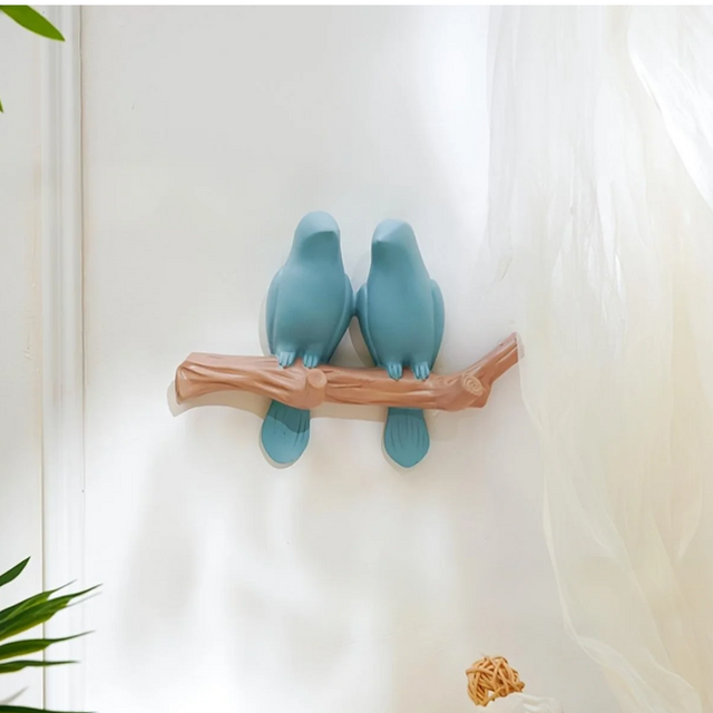 resin bird decorative wall hook details