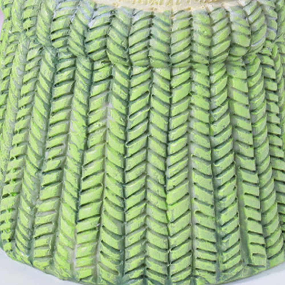 resin brown animal planter decorative vase details