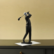 resin golfer decorative ornament