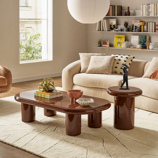 resin golfer decorative ornament in the living room