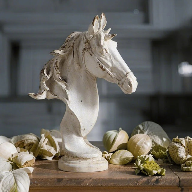 resin-horse-head-ornament
