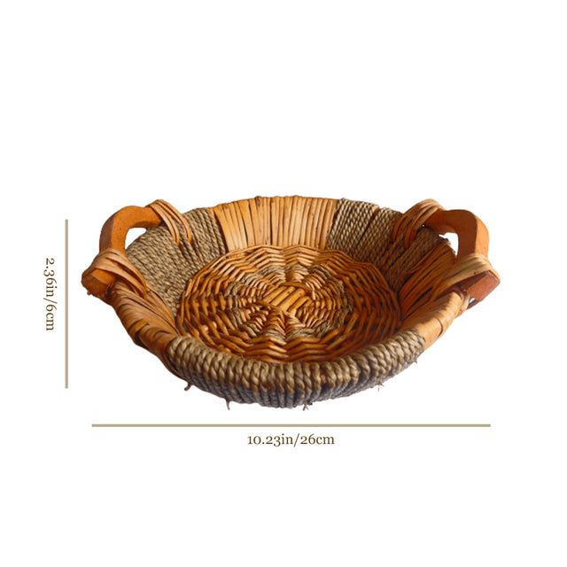 retro home rattan storage basket size chart