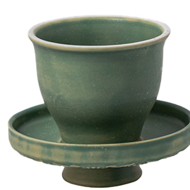 retro relief ceramic butter crock details