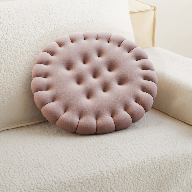 round thickened biscuit seat cushion 08126