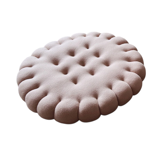 round thickened biscuit seat cushion-details