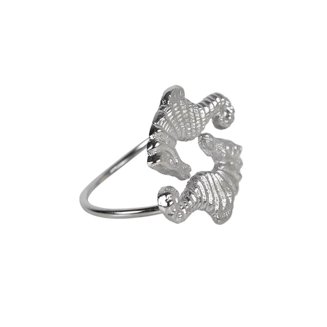 seahorse napkin ring holder details